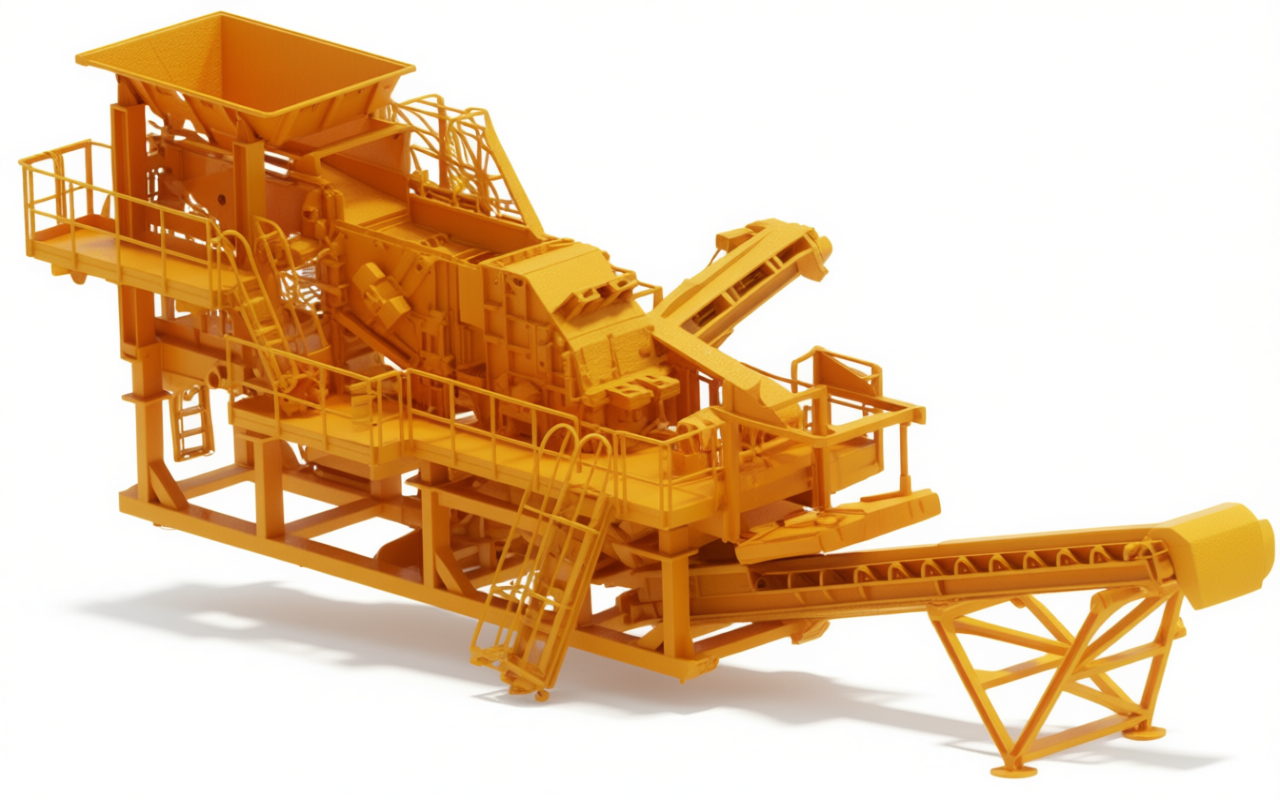 ДРО-825-20 Агрегат предварительной сортировки и дробления (для строительных отходов)