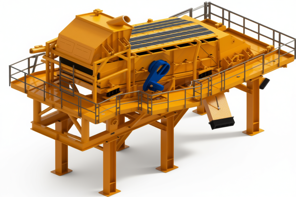 ДРО-810 Агрегат сортировки, промывка материала на верхнем ярусе